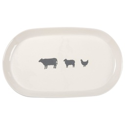 [10084268] DMB - CANDYM FARM OVAL PLATTER