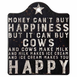 [10084300] DMB - CANDYM MONEY CAN'T BUY HAPPINESS BUT IT CAN BUY COWS... TRIVET