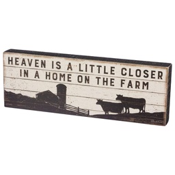 [10084308] DV - CANDYM HEAVEN IS A LITTLE CLOSER BOX SIGN 