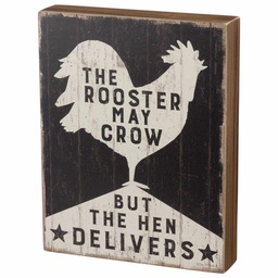 [10084310] DMB - CANDYM THE ROOSTER MAY CROW BOX SIGN 