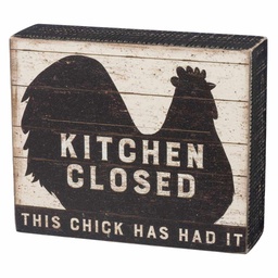 [10084312] DMB - CANDYM KITCHEN CLOSED BOX SIGN