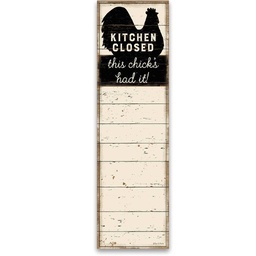 [228-394147] DMB - CANDYM KITCHEN CLOSED LIST NOTEPAD