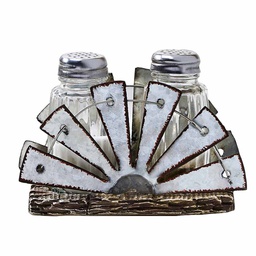 [10084462] DMB - GIFTCRAFT WINDMILL SALT AND PEPPER HOLDER