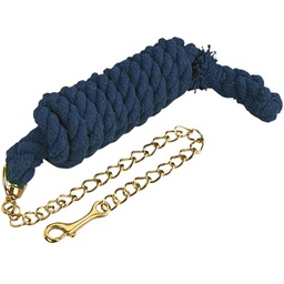[118-7001NV] GER-RYAN COTTON LEAD W/ 24&quot; CHAIN NAVY
