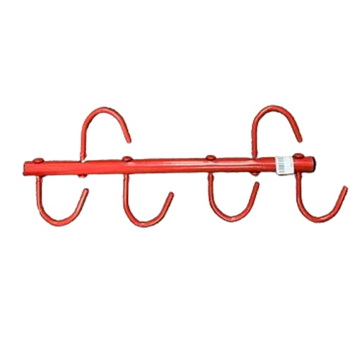 [10085274] GER-RYAN 4 HOOK TACK RACK PORTABLE RED