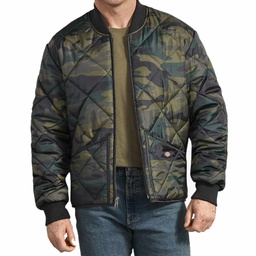 [10085788] DV - DICKIES MENS DIAMOND QUILTED JACKET CAMO MEDIUM