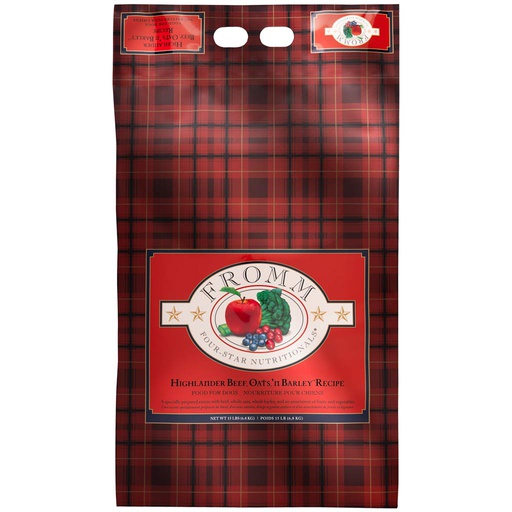 [136-114931] FROMM DOG 4STAR HIGHLANDER BEEF, OATS & BARLEY 5.4KG