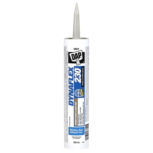 [10086522] DAP DYNAFLEX 230 ELASTOMERIC SEALANT GRAY 300ML (74108)