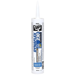 [10086524] DAP DYNAFLEX 230 ELASTOMERIC SEALANT WHITE 300ML (74084)