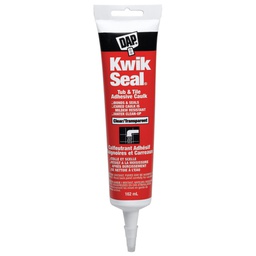 [10086532] DAP KWIK SEAL ADHESIVE CAULK KITCHEN &amp; BATH CLEAR 162ML (74855)