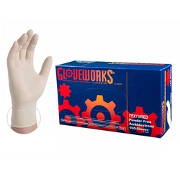 [16-701718] AMMEX LATEX GLOVE PWDR FREE SMALL 100PK
