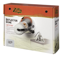 [10086826] ZILLA DOME REFLECTOR SILVER CERAMIC 5.5&quot;