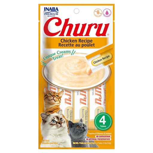 [10087182] INABA CAT CHURU CHICKEN PUREE 56G