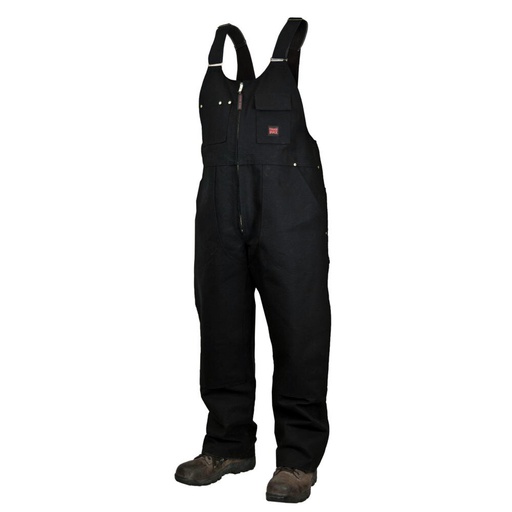 [10087294] TOUGH WOMENS TOUGH FLEX UNLINED DUCK BIB OVERALL BLACK (L)