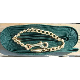[118-009065] GER-RYAN LUNGE LINE W/CHAIN HUNTER GREEN