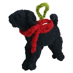 [10087792] DMB - CHILLY DOG KNIT ORNAMENT- BLACK LAB