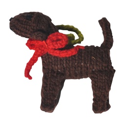 [10087796] DMB - CHILLY DOG KNIT ORNAMENT- CHOCOLATE LAB