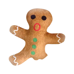 [10087840] DV - HUXLEY &amp; KENT CAT NIP TOY- OH SNAP! GINGERBREAD MAN