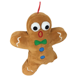 [10087842] DV - HUXLEY &amp; KENT PLUSH GINGER SNAPPED GINGERBREAD MAN SMALL