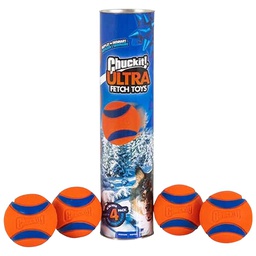 [10087844] DMB - CHUCKIT! HOLIDAY CANNISTER ULTRA BALL MEDIUM 4PK