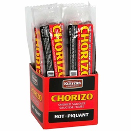 [224-500012] GCMC KURTZIES HOT CHORIZO SMOKED SAUSAGE 75G
