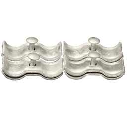 [124-030902] BEHLEN BUTTERFLY CHAIN LINK CLAMPS 4PK