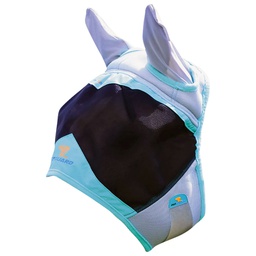 [10088420] DMB - SHIRES 3D AIR MOTION FLY MASK WITH EARS AQUA COB