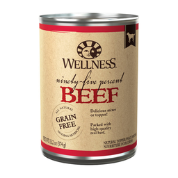 [10088466] WELLNESS DOG CAN 95% BEEF 13.2OZ