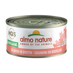 [10088488] ALMO CAT HQS NATURAL SALMON IN BROTH CAN 70G
