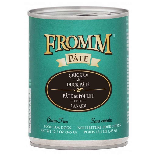 [10088588] FROMM DOG GOLD CHICKEN & DUCK PATE 12OZ