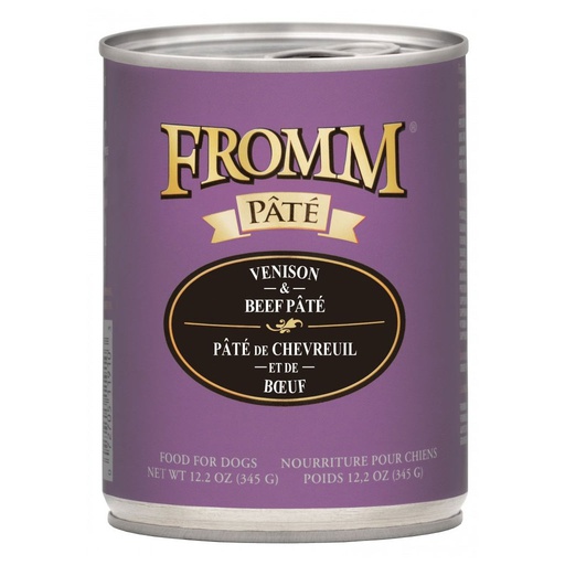 [10088596] FROMM DOG GOLD VENISON & BEEF PATE 12.2OZ