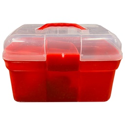 [118-007405] GER-RYAN 9PC JR GROOMING BOX RED