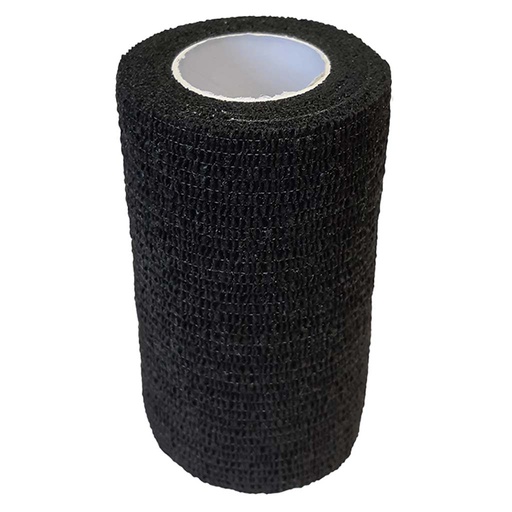 [10089494] SILVERLINE COHESIVE BANDAGE BLACK 4"