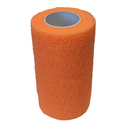 [10089500] SILVERLINE COHESIVE BANDAGE ORANGE 4"