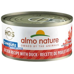 [10089520] ALMO CAT HQS COMPLETE CHICKEN W DUCK IN GRAVY CAN 70G