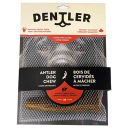 [10089728] DENTLER WHOLE SMOKED HAM ANTLER DOG CHEW MED