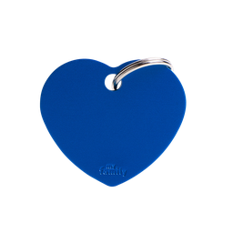 [10089982] MY FAMILY BASIC ALUMINUM HEART BLUE L