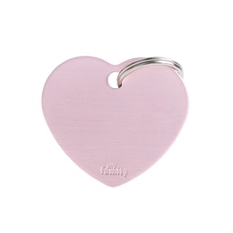 [10089984] MY FAMILY ALUMINUM HEART PINK L