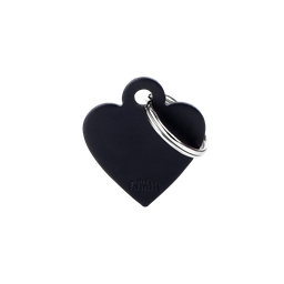 [10089996] MY FAMILY ALUMINUM HEART BLACK S