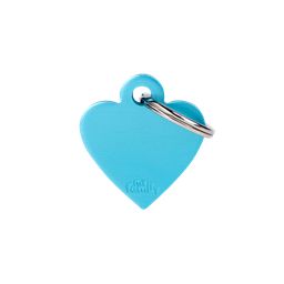 [10090012] MY FAMILY BASIC ALUMINUM HEART LIGHT BLUE S
