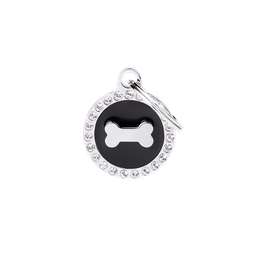 [10090070] MY FAMILY GLAM CIRCLE BONE BLACK