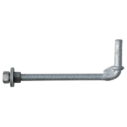 [10090088] GATE HANGER/HINGE 12&quot; GALVANIZED (2PC)