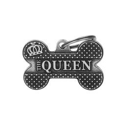 [10090130] MY FAMILY BRONX BONE QUEEN ANTIQUE SILVER L