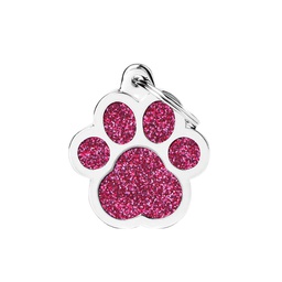 [10090142] MY FAMILY SHINE GLITTER PAW PINK L