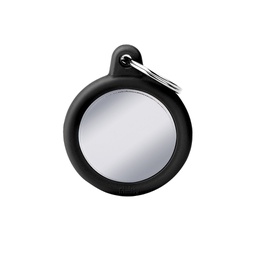 [10090194] DMB - MY FAMILY HUSHTAG CIRCLE CHROME &amp; BLACK