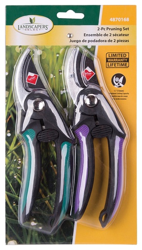 [10090764] LANDSCAPERS SELECT BYPASS PRUNER 8" SET (2PK)