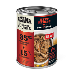 [10091196] ACANA DOG CHUNKS BEEF RECIPE IN BONE BROTH 12.8OZ