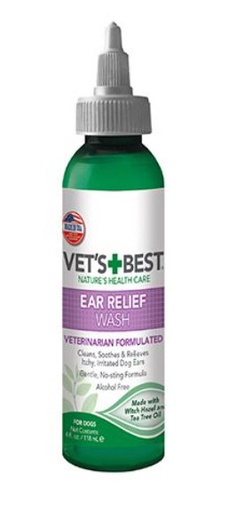 [10091642] VETS BEST EAR RELIEF WASH 118ML (4OZ)