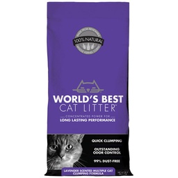 [10091654] WORLD'S BEST CAT LITTER MULTI CAT LAVENDER SCENTED 28LB