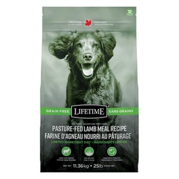 [10091786] LIFETIME DOG ALL LIFE STAGES GRAIN FREE PASTURE FED LAMB 25LB